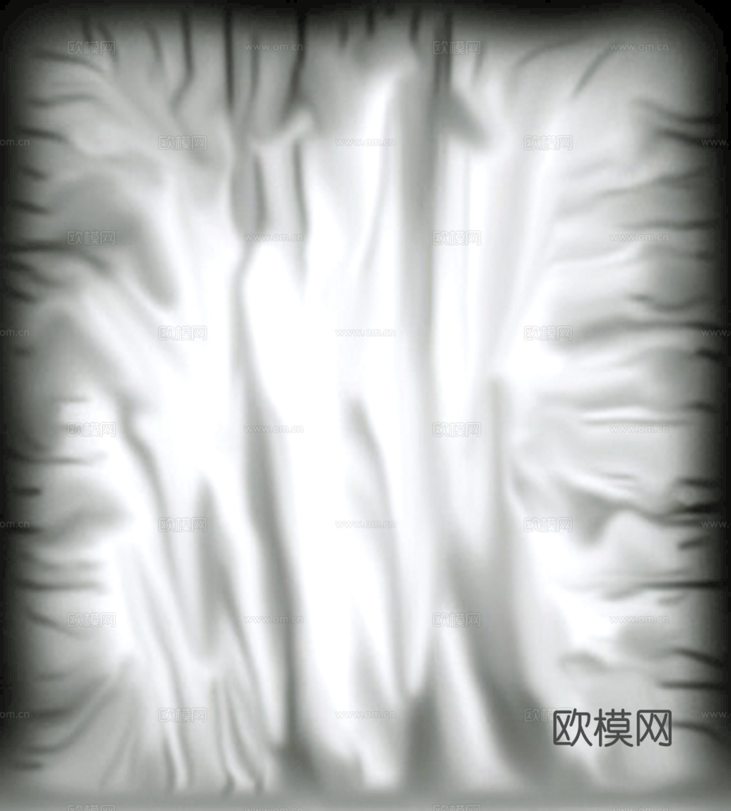 褶皱 抱枕 布料 床垫褶皱 无规则黑白凹凸