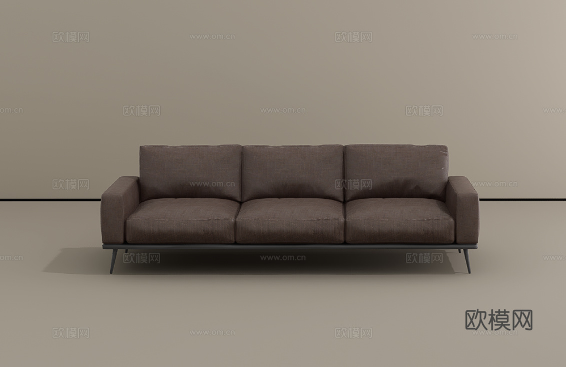 多人沙发su模型