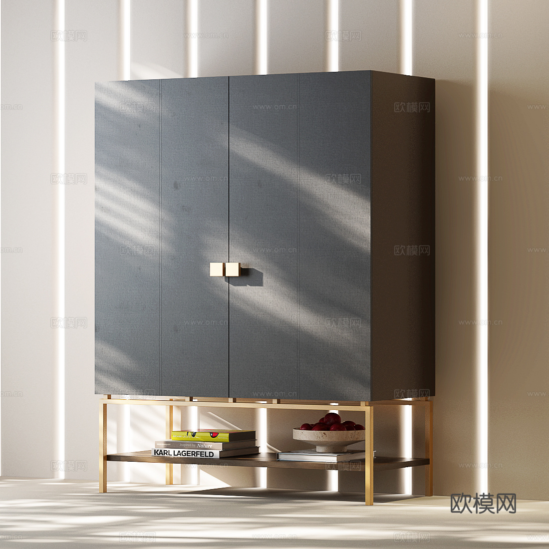 现代边柜 现代玄关柜 现代意式玄关柜 现代意式储物柜su模型