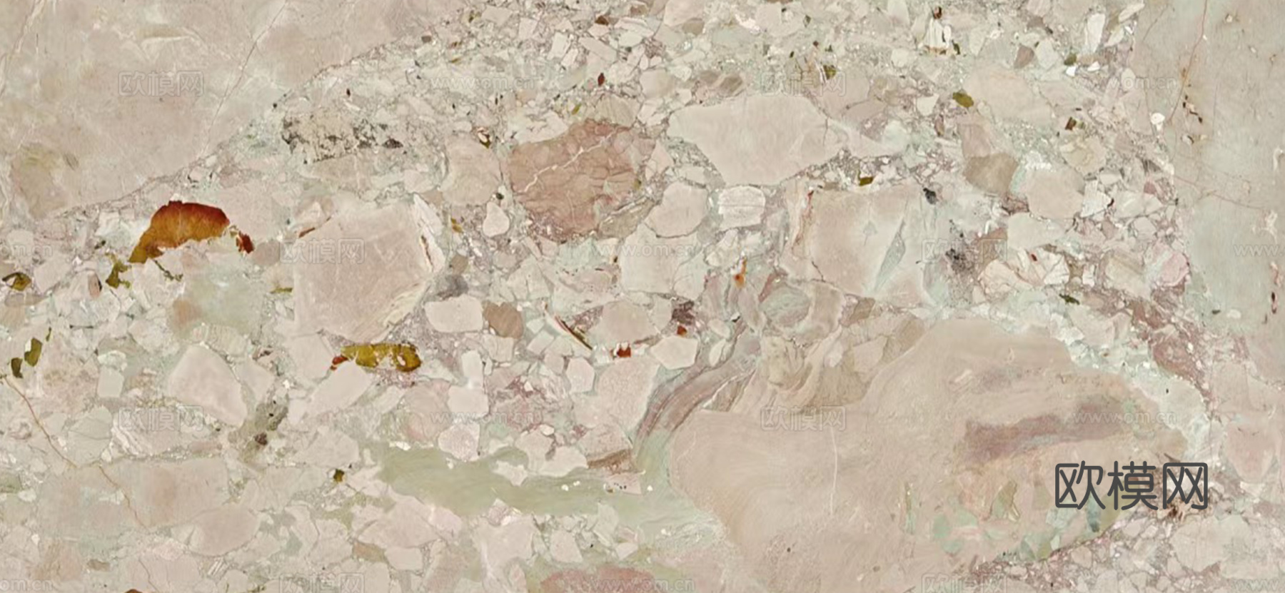 现代日式大理石 奢石 莫奈花园大理石