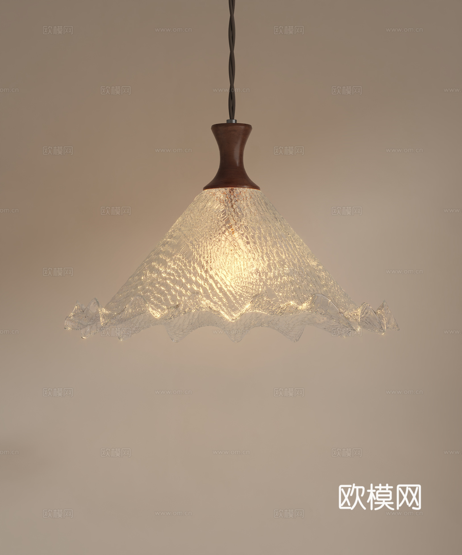 法式复古吊灯su模型