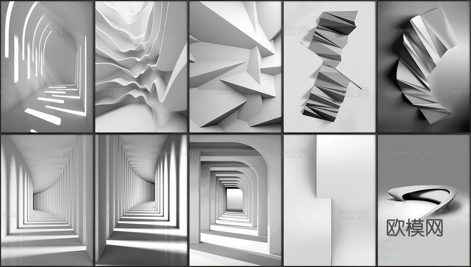 简约黑白装饰画