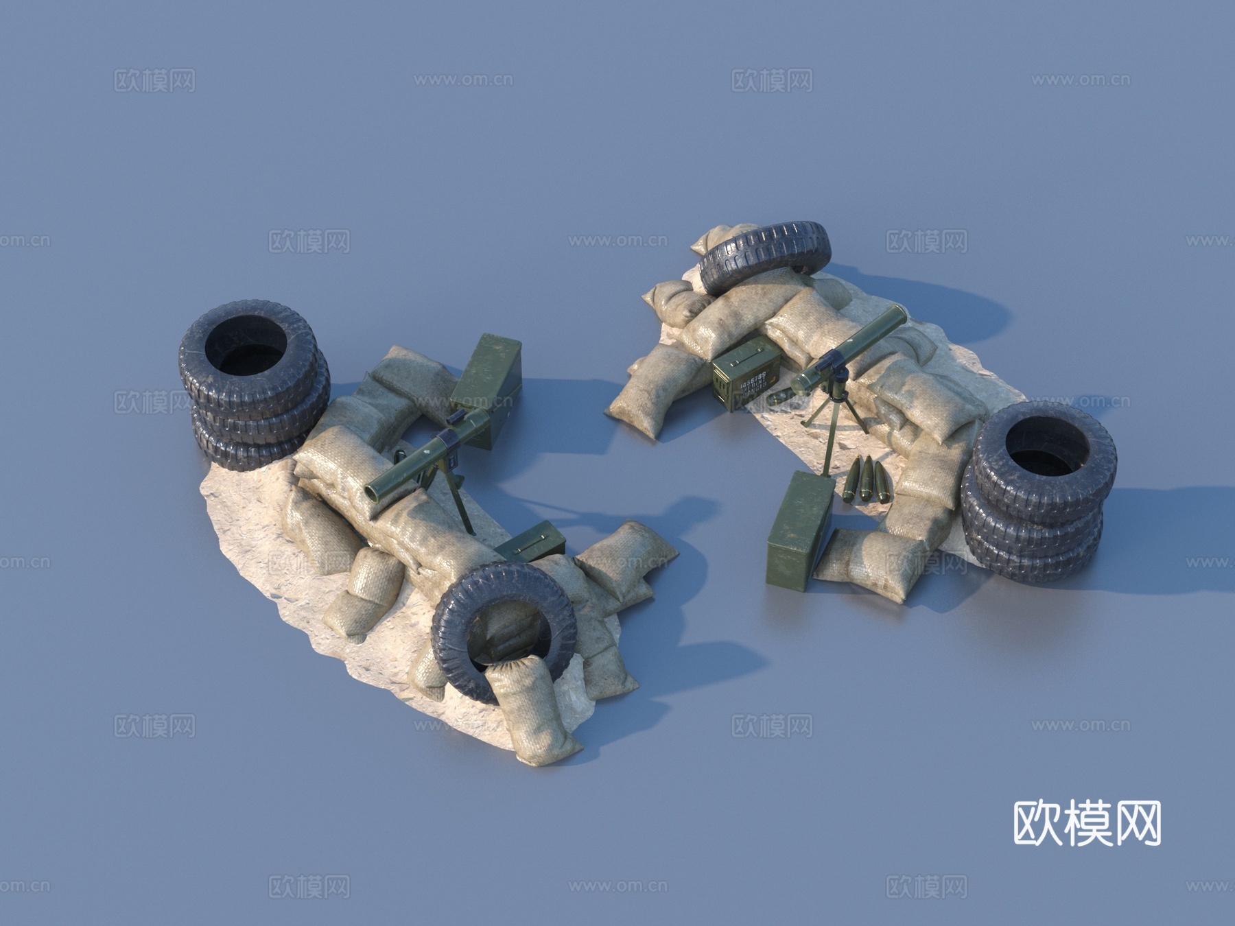 武器 军用 游戏道具3d模型下载