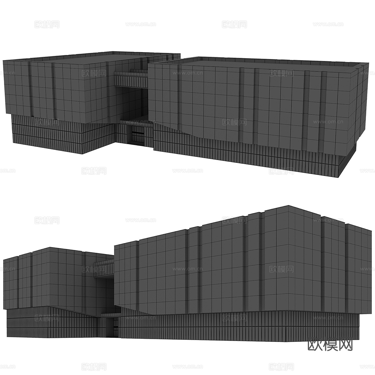 商场 购物中心 商业建筑3d模型下载（渲染图5）