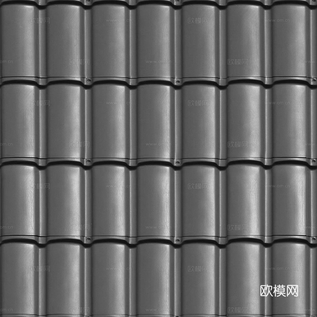 无缝银灰金属瓦彩钢瓦