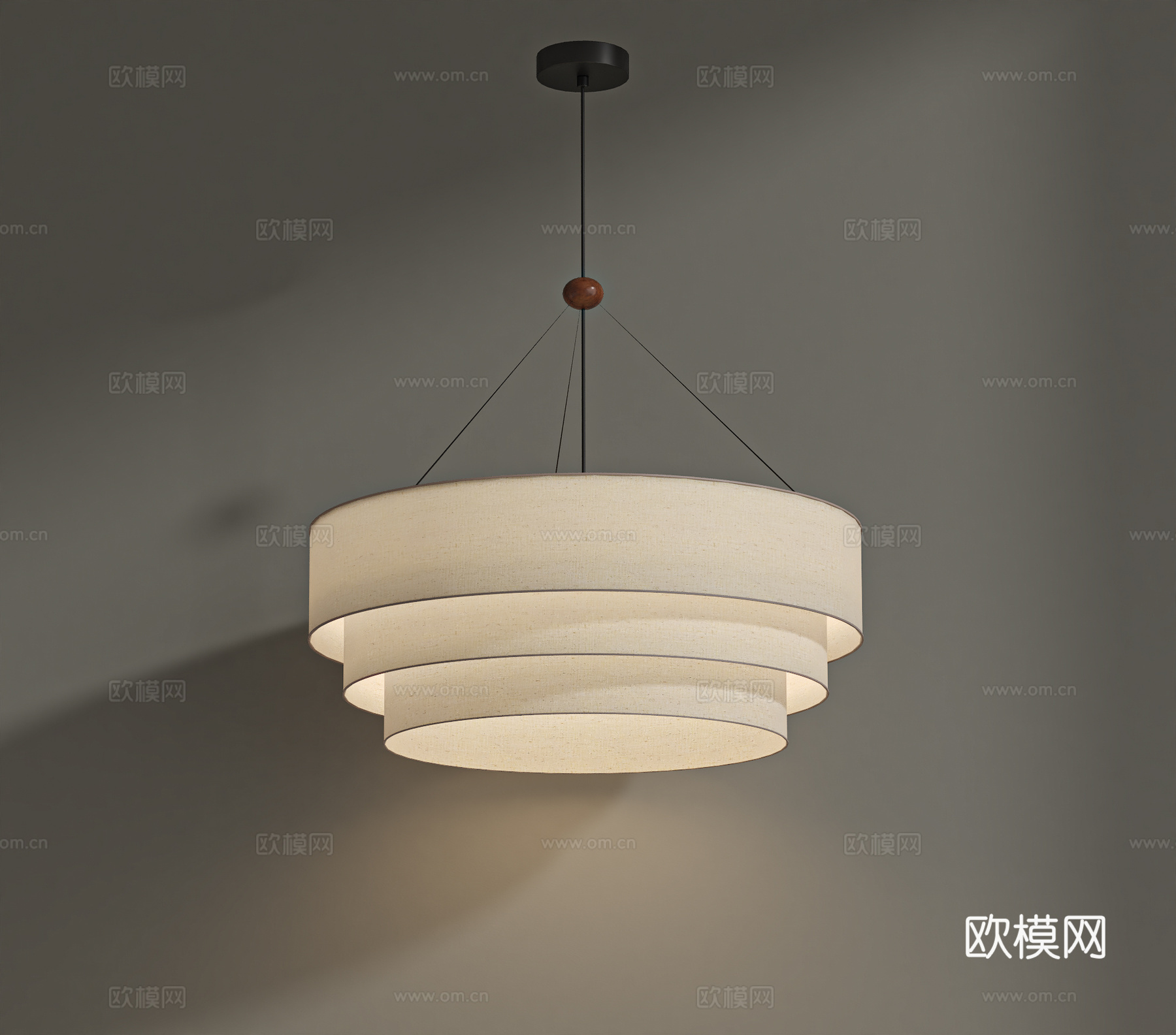 新中式吊灯  宋氏美学吊灯su模型