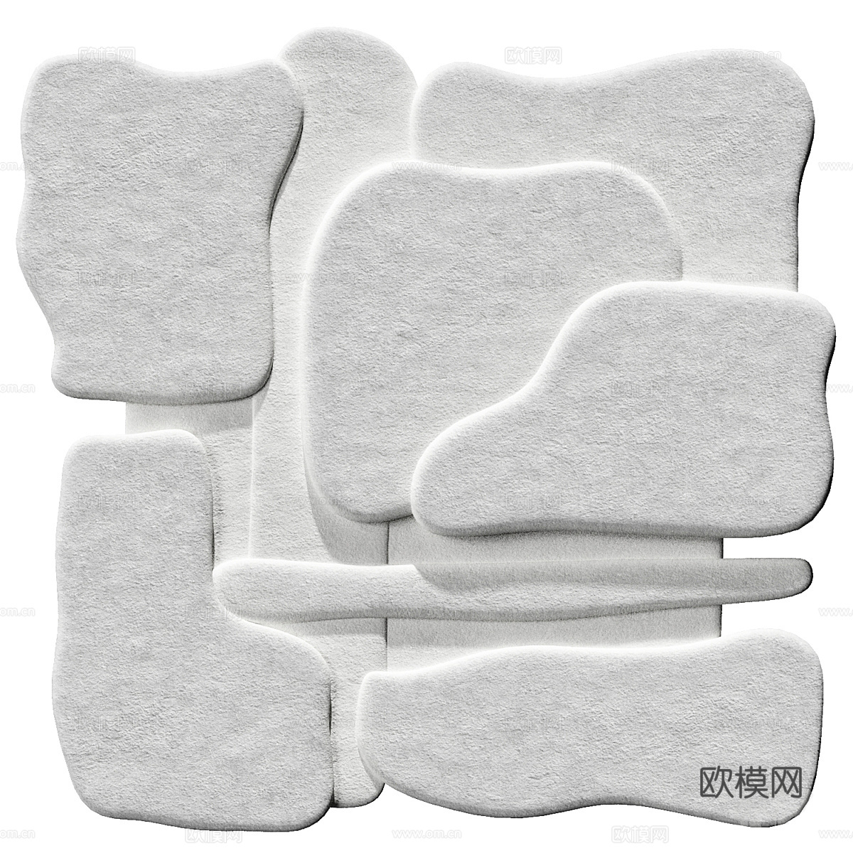 现代侘寂 Erelab 墙饰挂件3d模型下载（渲染图3）