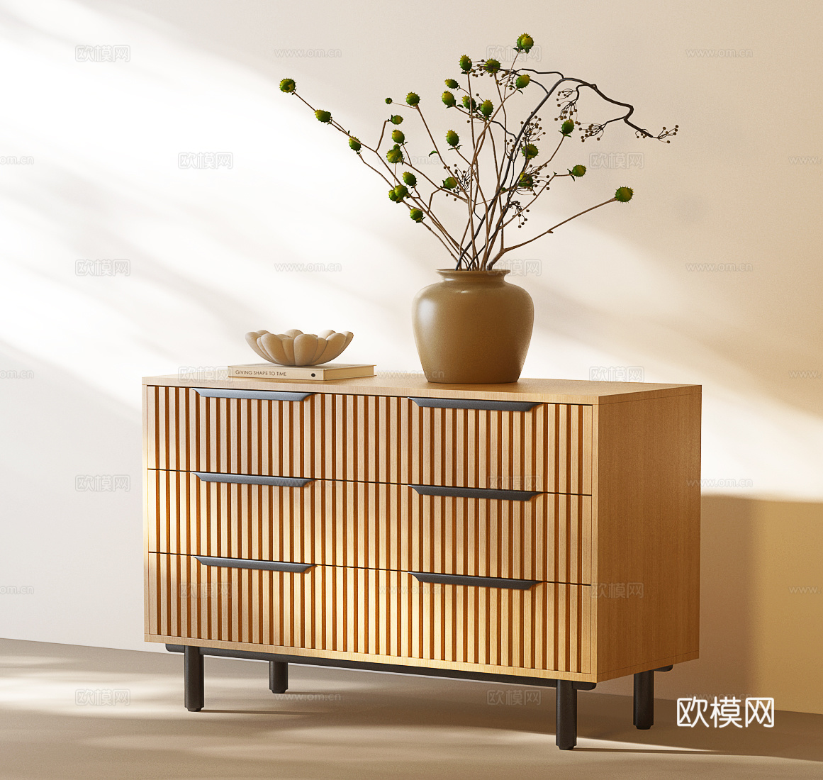 现代玄关柜 意式玄关柜 现代边柜 意式边柜 现代意式装饰柜3d模型下载