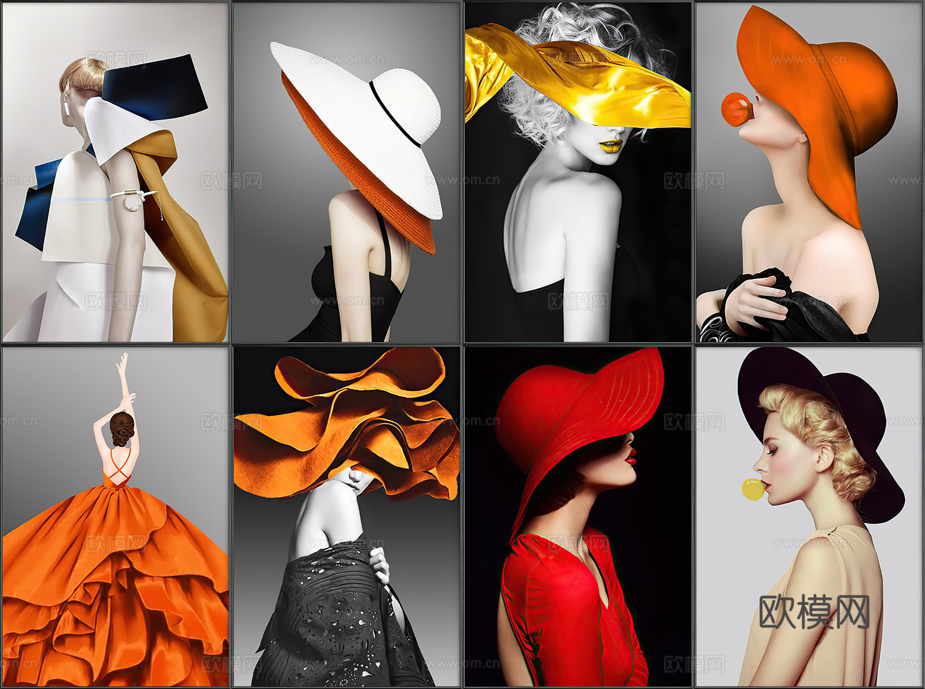 现代人物装饰画