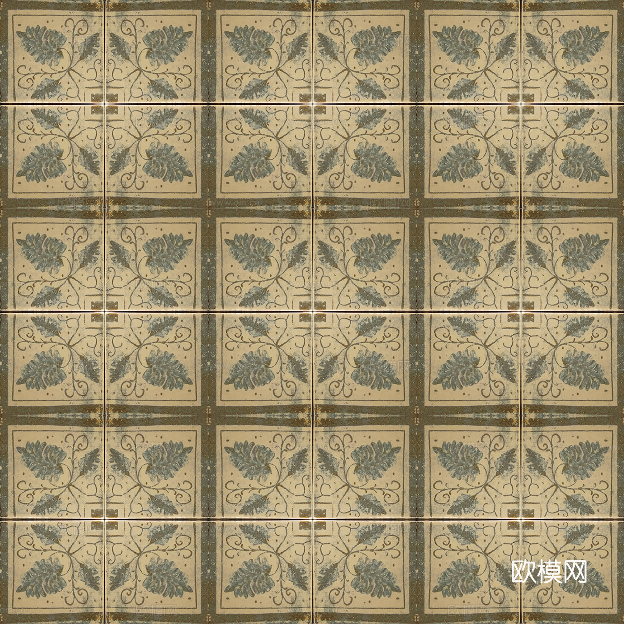 复古仿古砖花砖