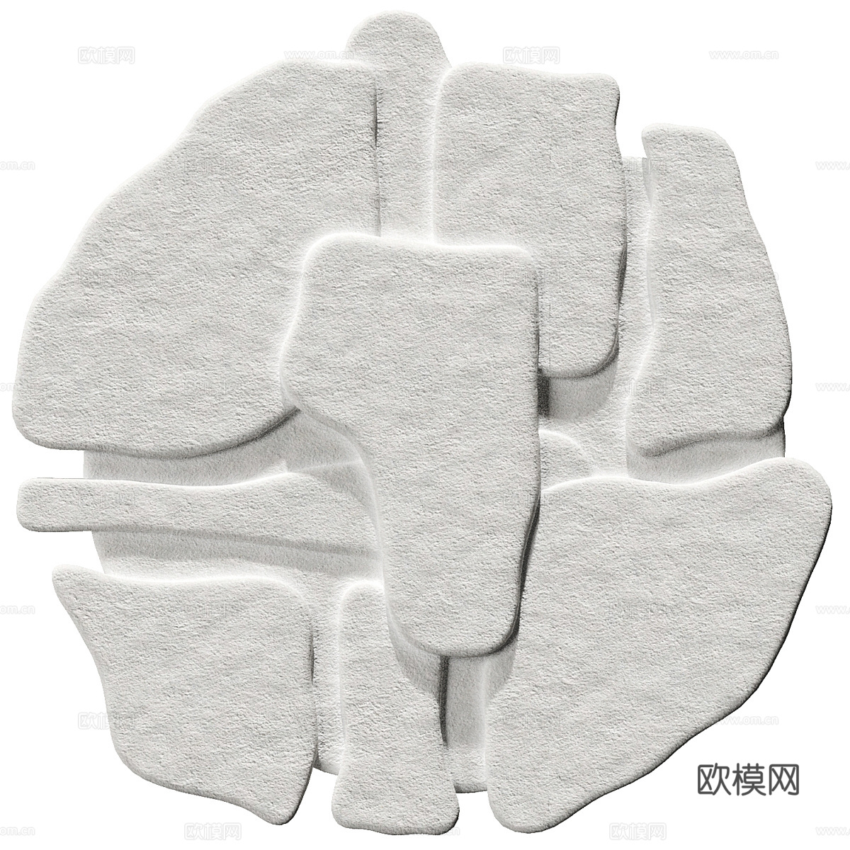 现代侘寂 Erelab 墙饰挂件3d模型下载（渲染图2）