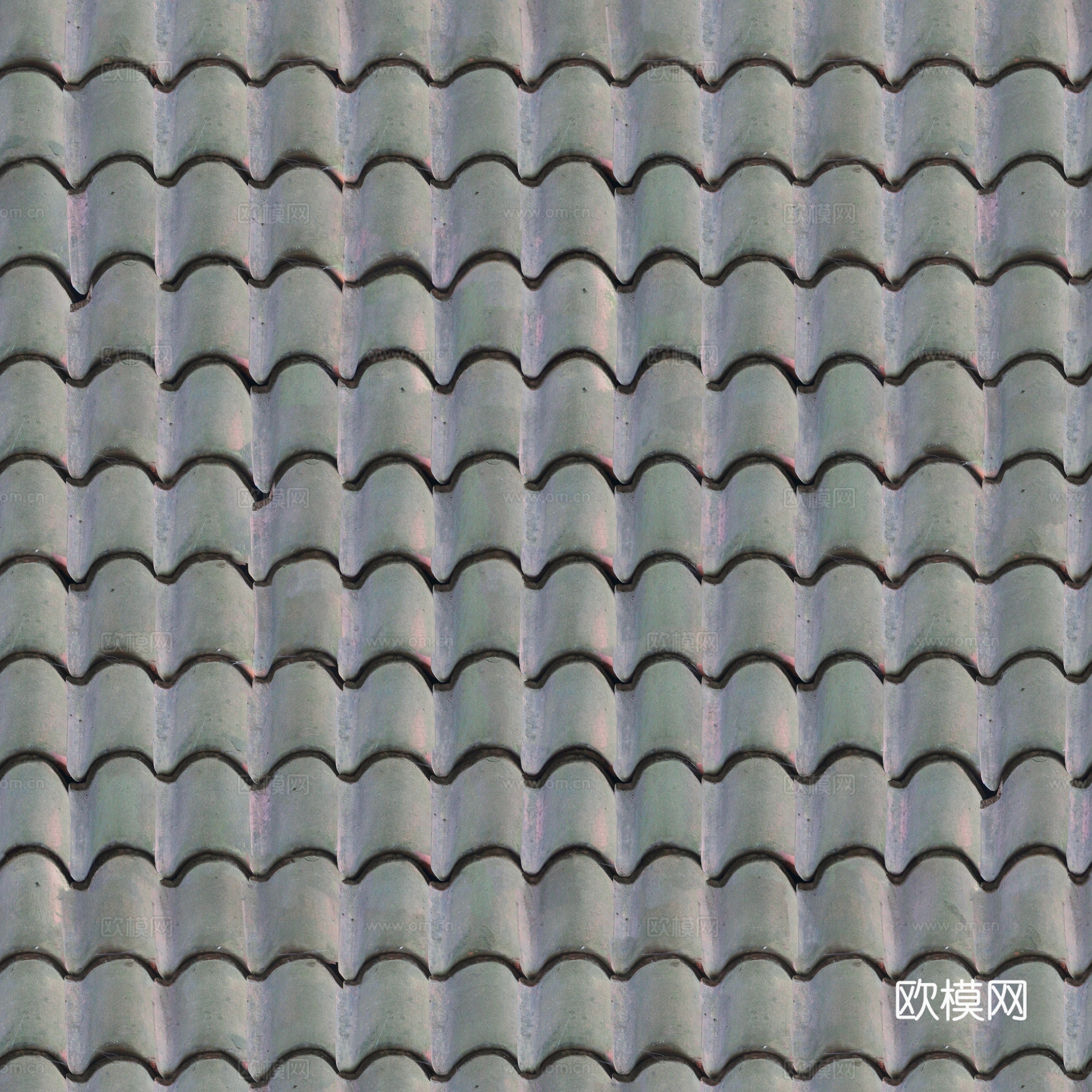 无缝青瓦屋顶瓦片