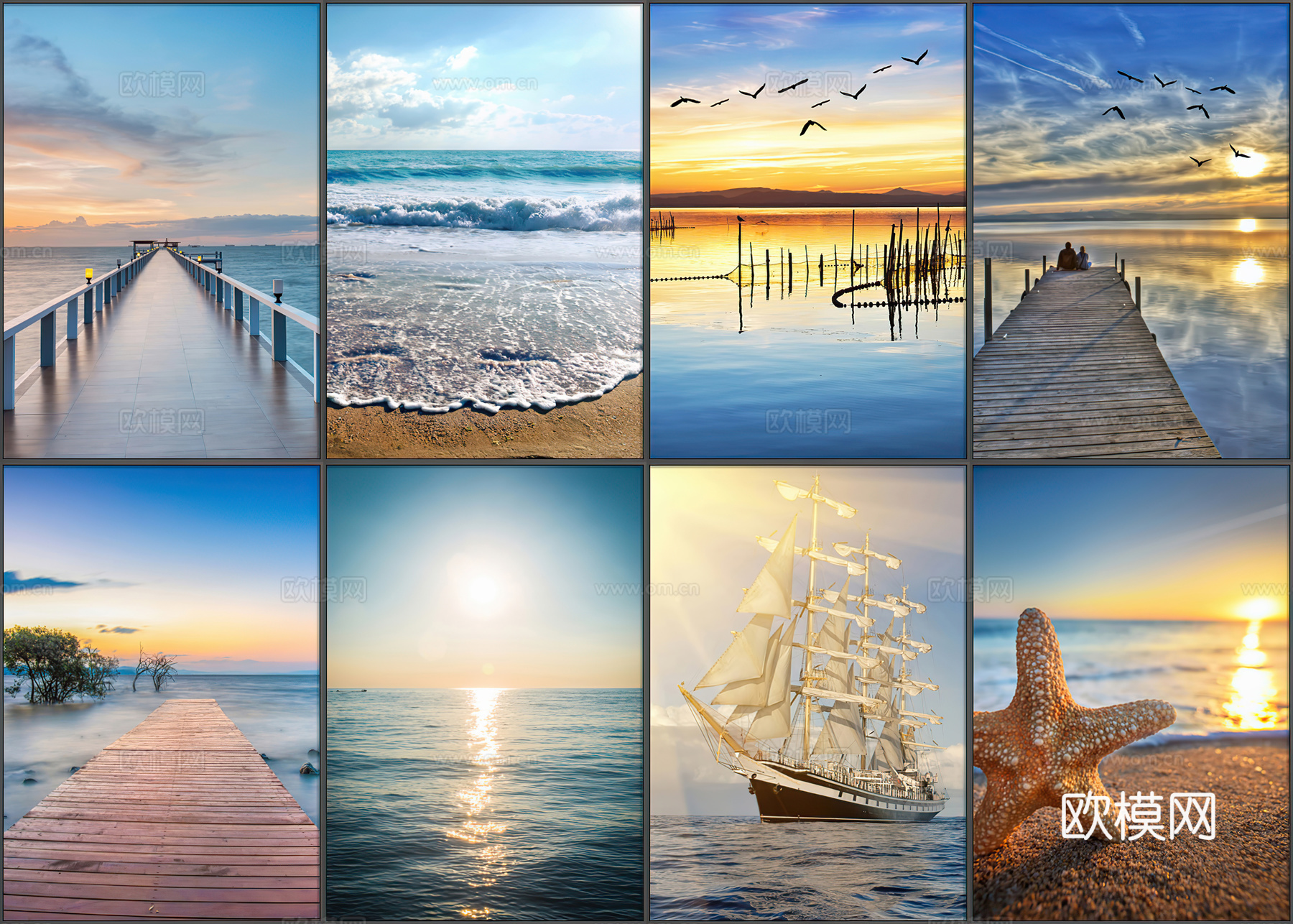 简约风景装饰画