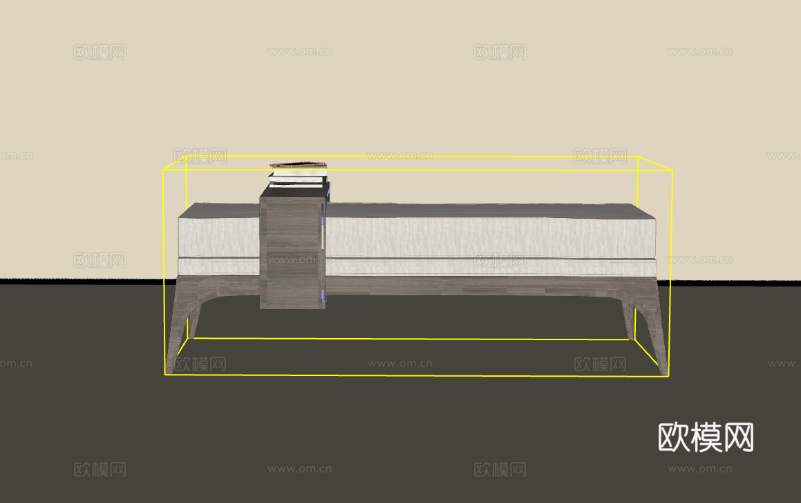 沙发凳su模型