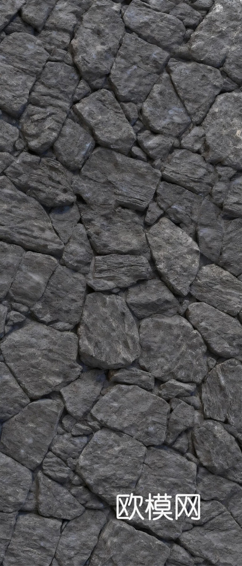 诧寂 禅意 深灰色毛石 文化石 灰色石墙 网红款 外墙石墙