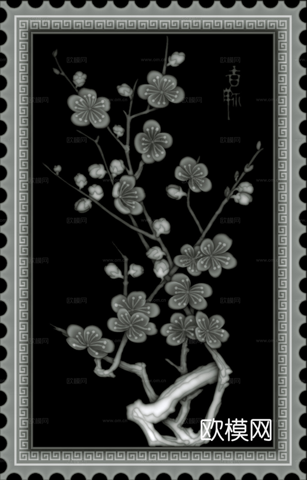 浮雕 金属浮雕 铜雕 木质雕花 十二生肖 黑白凹凸浮雕灰度图下载