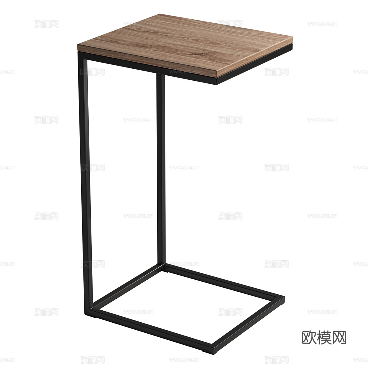 现代工业风边几3d模型下载（渲染图1）