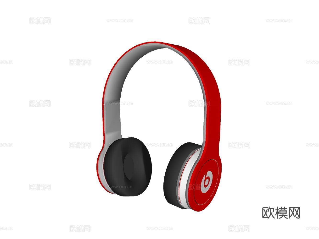 耳机su模型