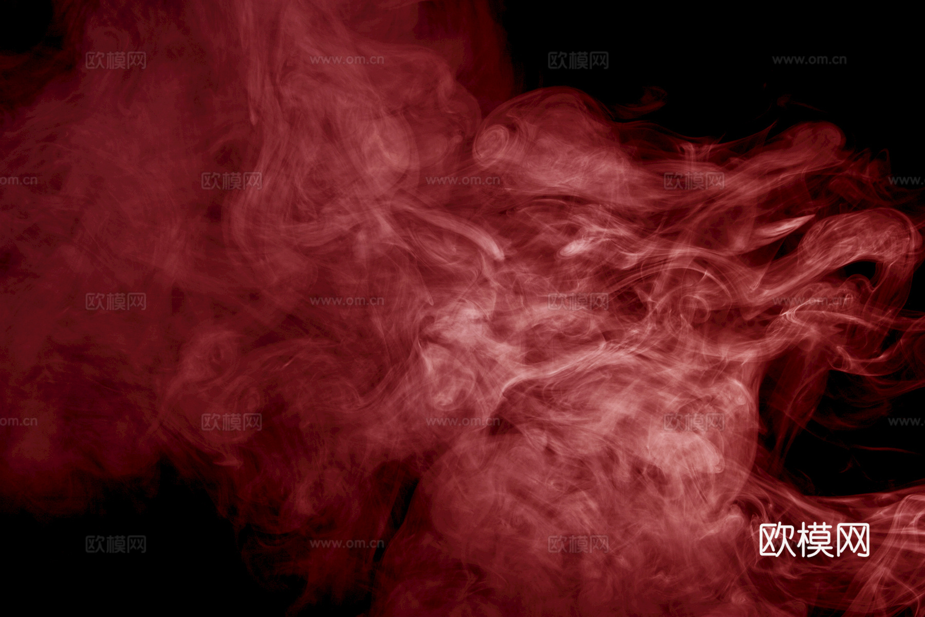 烟雾 雾气 浓烟 烟圈 变幻彩色烟雾