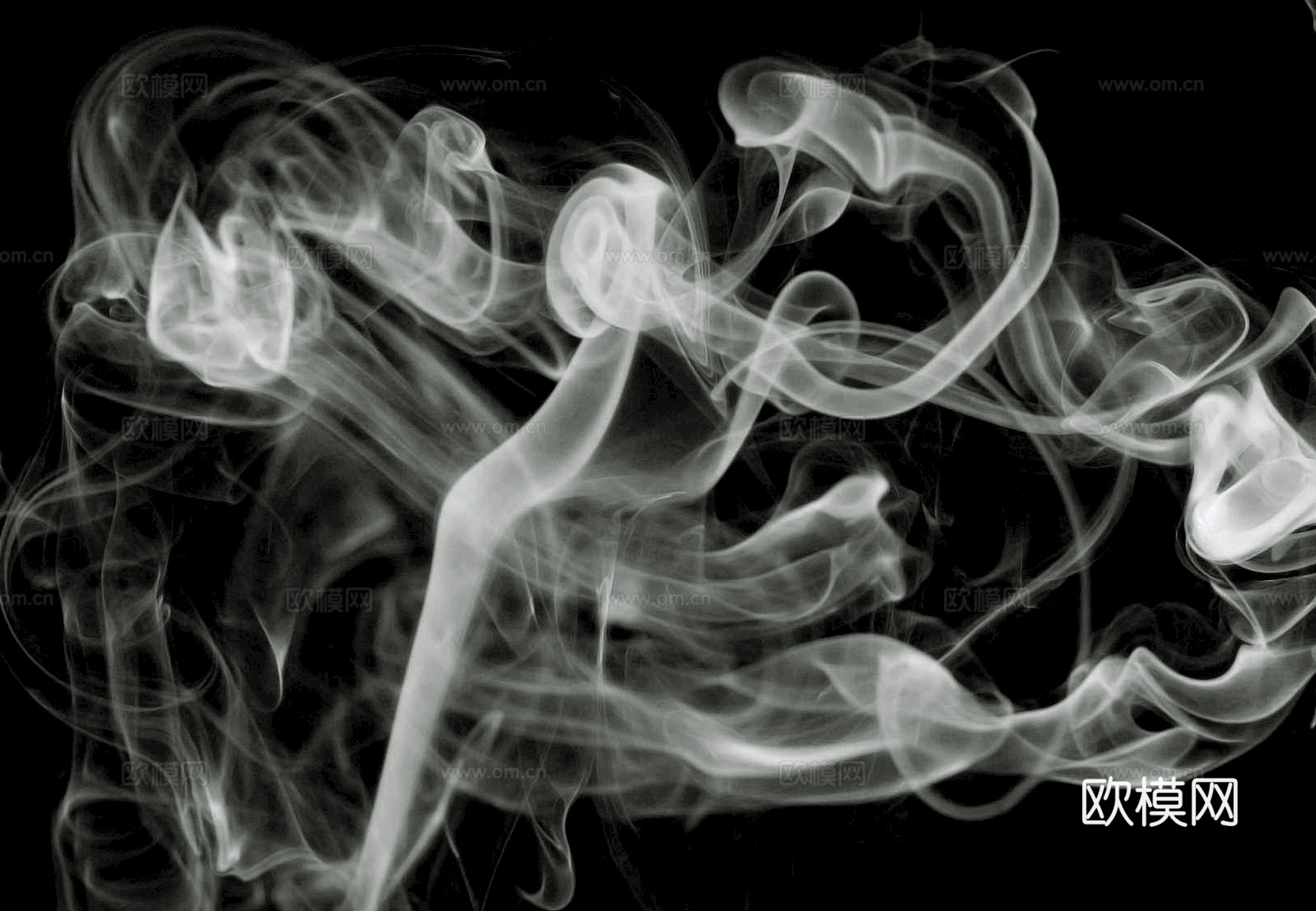 烟雾 雾气 浓烟 烟圈 变幻彩色烟雾