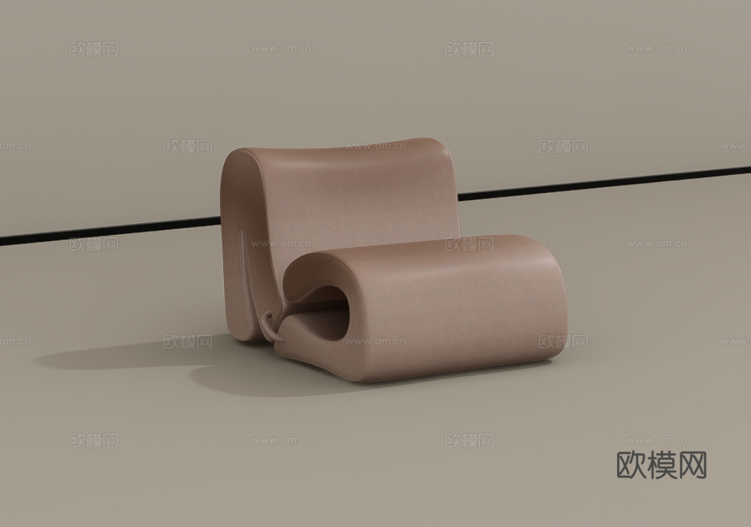 休闲沙发su模型