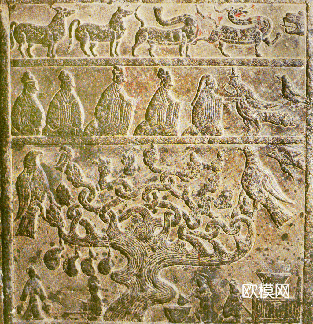 浮雕 金属浮雕 铜雕 木质雕花 十二生肖 黑白凹凸浮雕灰度图下载