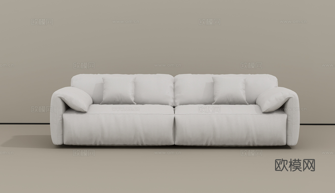 双人沙发su模型
