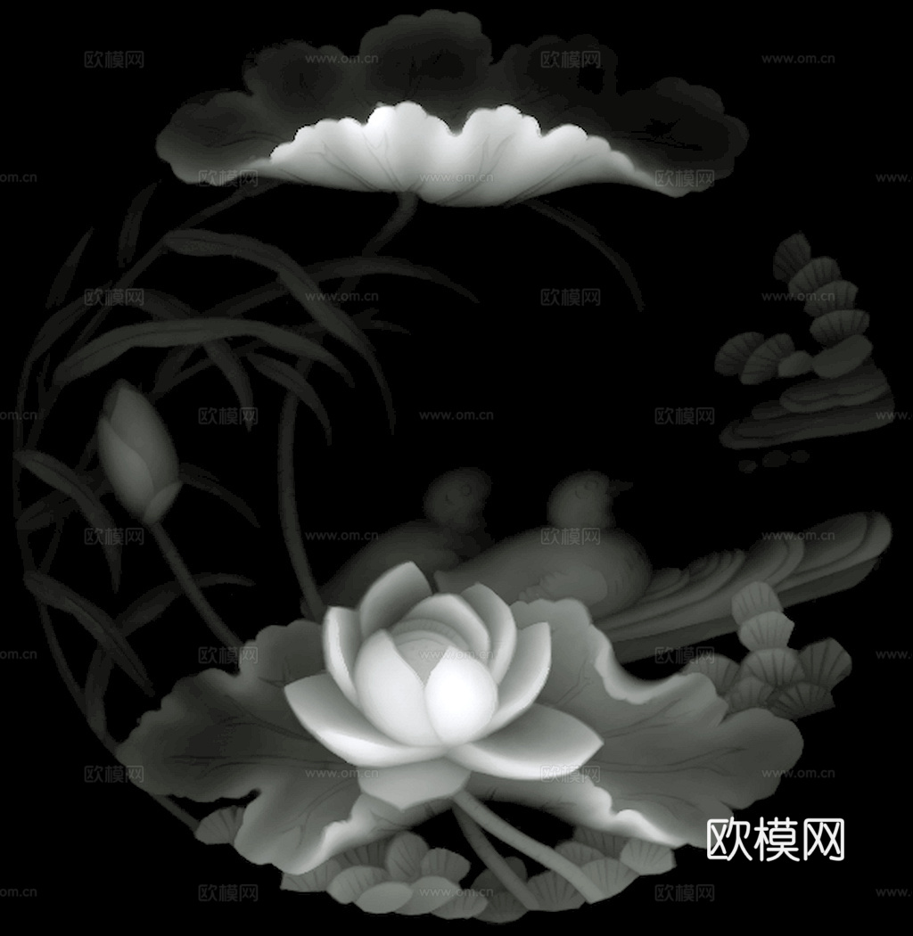 浮雕 金属浮雕 铜雕 木质雕花 十二生肖 黑白凹凸浮雕灰度图下载