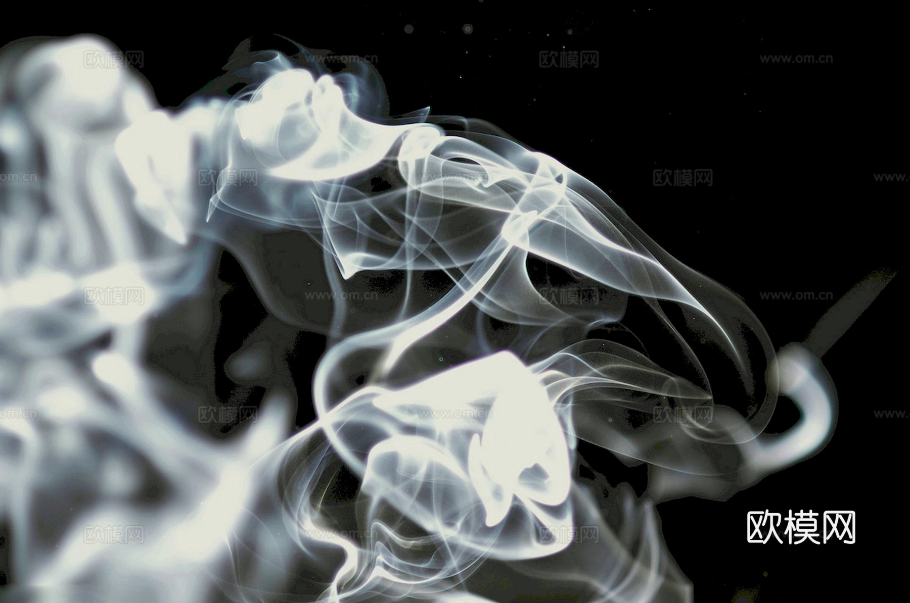 烟雾 雾气 浓烟 烟圈 变幻彩色烟雾