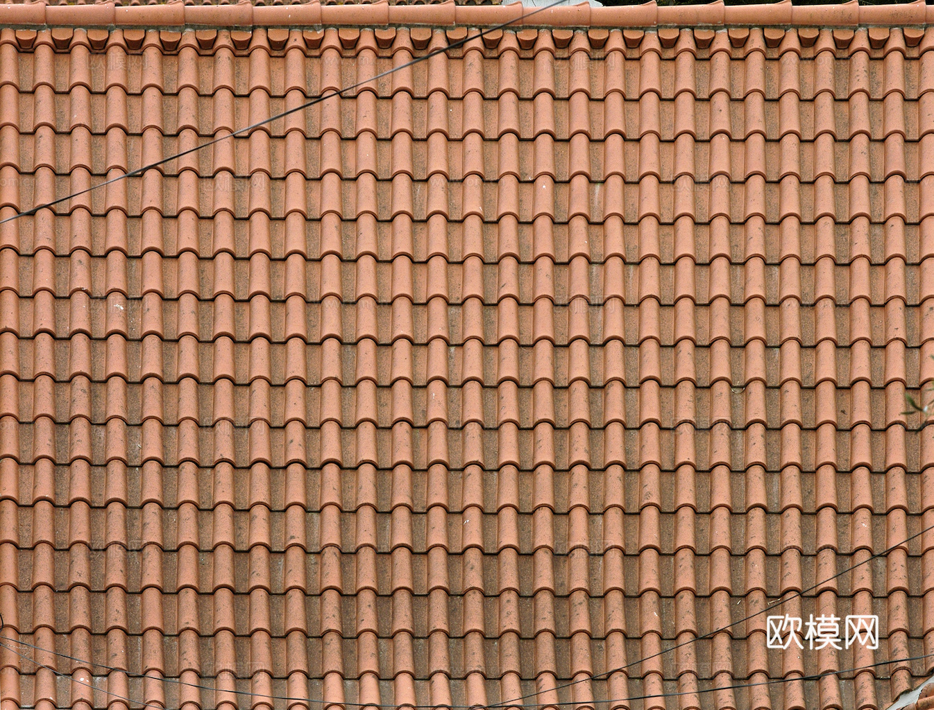 屋顶瓦片 红瓦 青瓦 房顶 中式建筑琉璃瓦