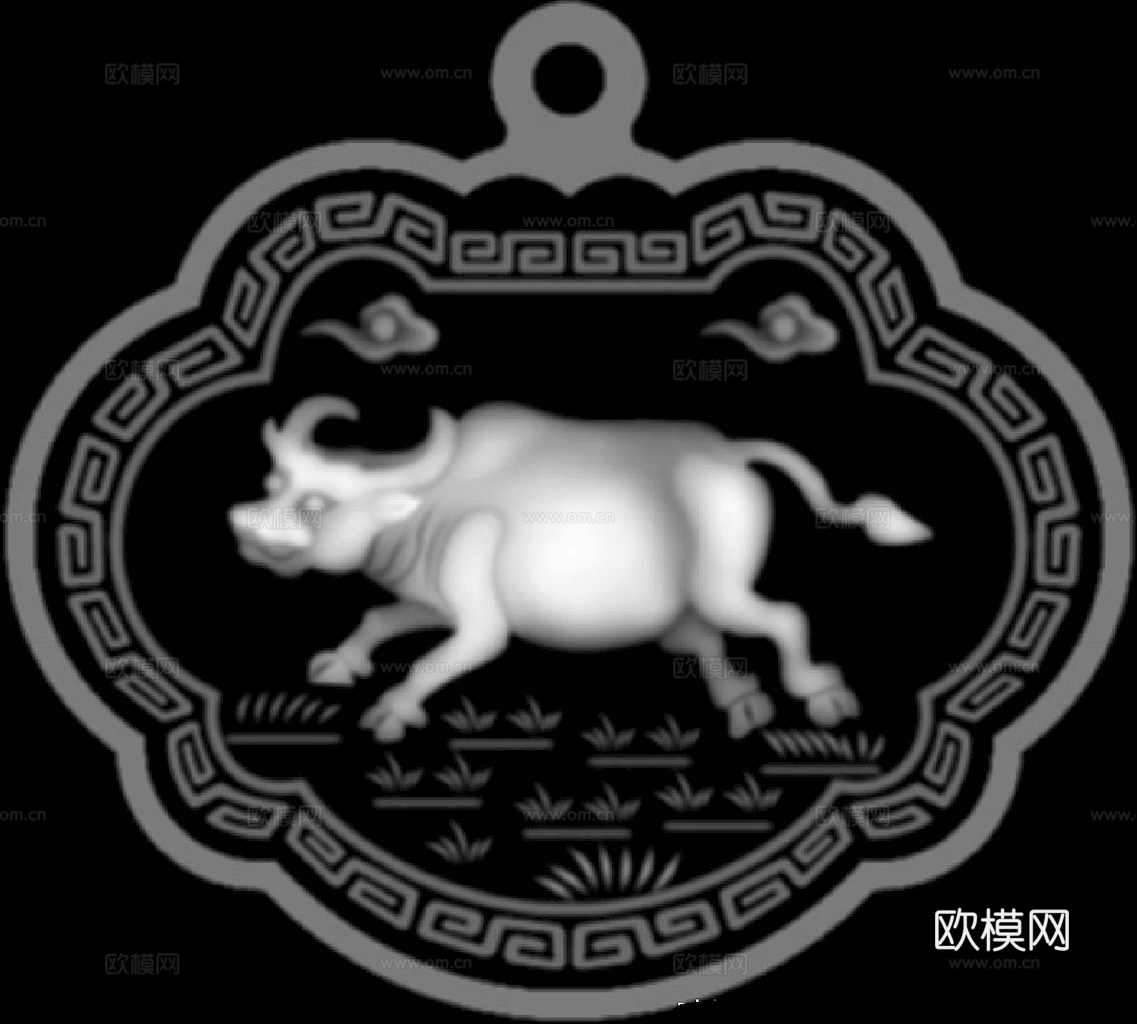 浮雕 金属浮雕 铜雕 木质雕花 十二生肖 黑白凹凸浮雕灰度图下载