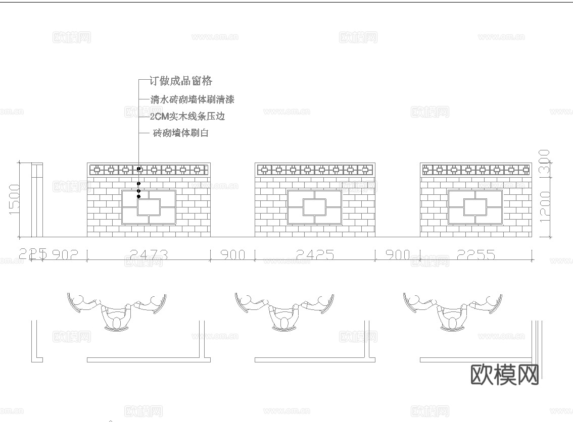 最新5套 火锅店 饭店 中餐厅 施工图合集cad施工图