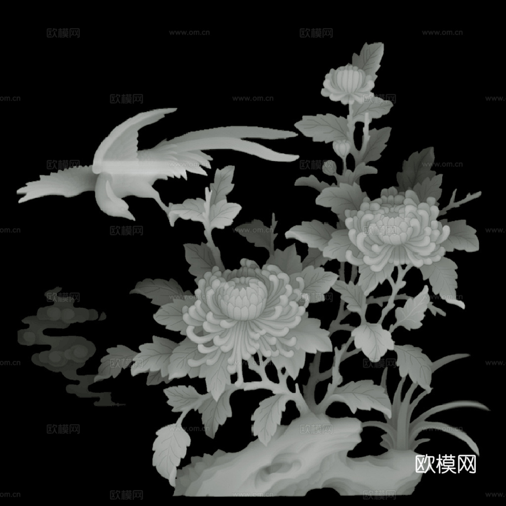 浮雕 金属浮雕 铜雕 木质雕花 十二生肖 黑白凹凸浮雕灰度图下载