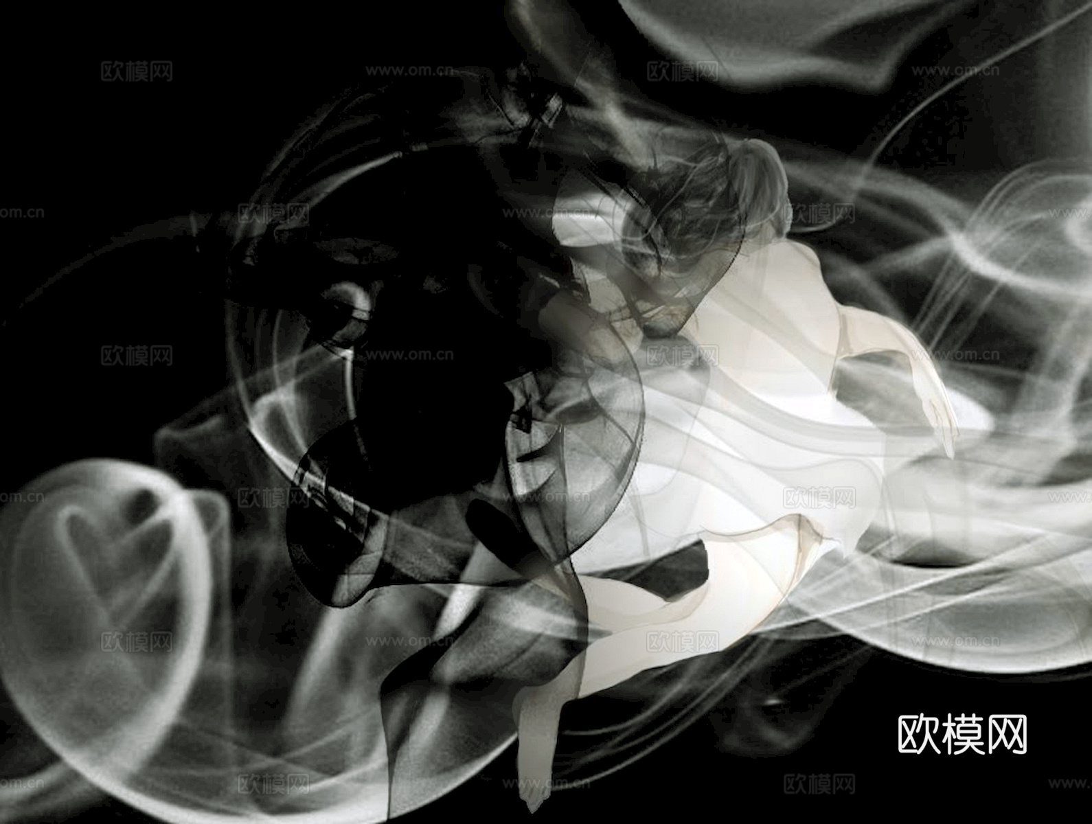 烟雾 雾气 浓烟 烟圈 变幻彩色烟雾