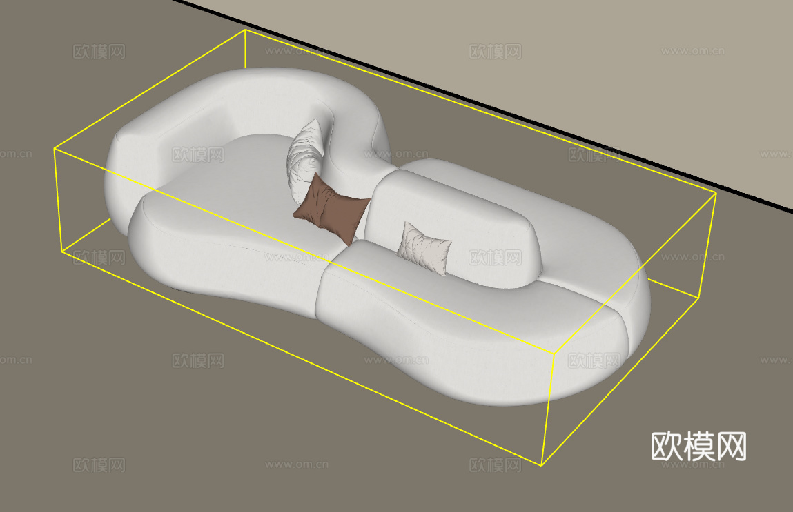 异形沙发su模型