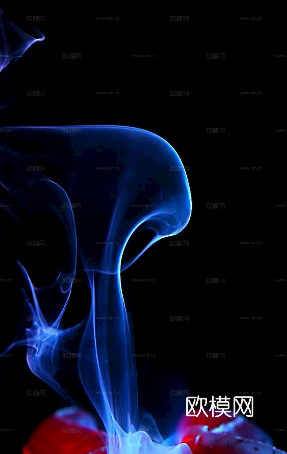 烟雾 雾气 浓烟 烟圈 变幻彩色烟雾