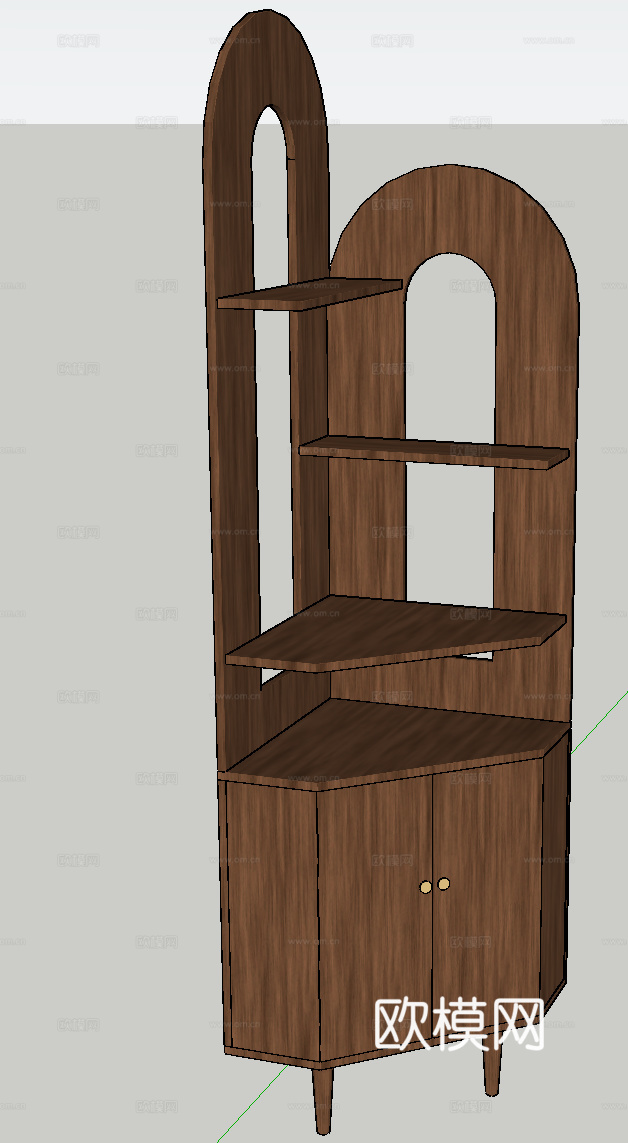 角柜 边柜 床头柜su模型