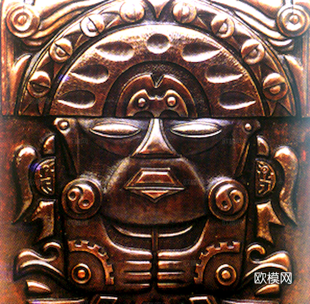 浮雕 金属浮雕 铜雕 木质雕花 十二生肖 黑白凹凸浮雕灰度图