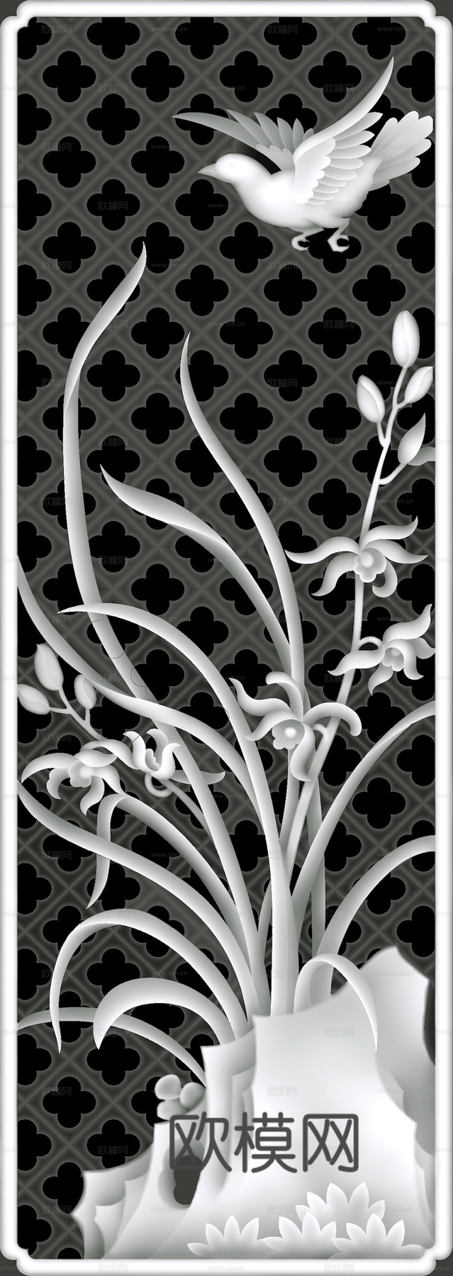 浮雕 金属浮雕 铜雕 木质雕花 十二生肖 黑白凹凸浮雕灰度图