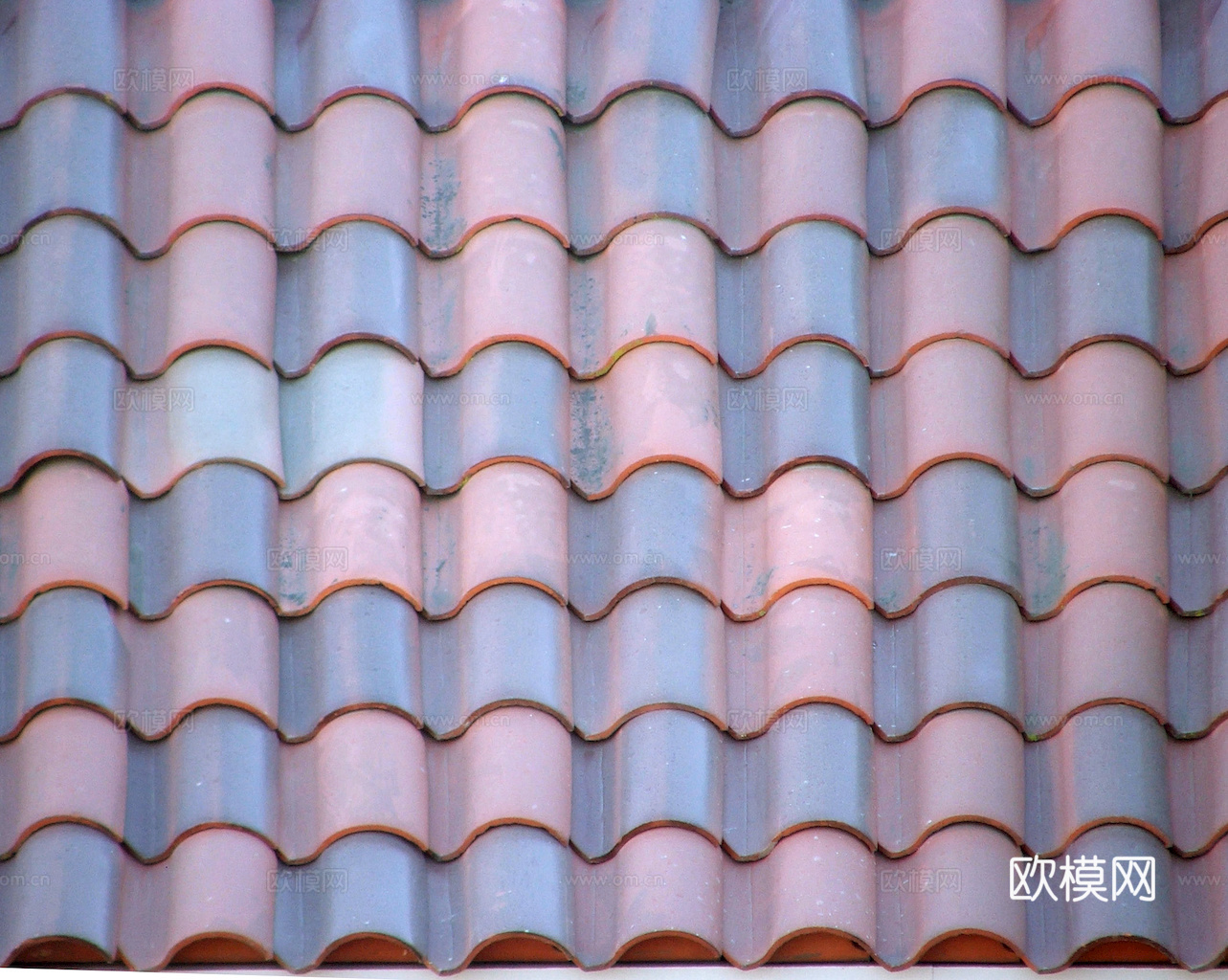 屋顶瓦片 红瓦 青瓦 房顶 中式建筑琉璃瓦