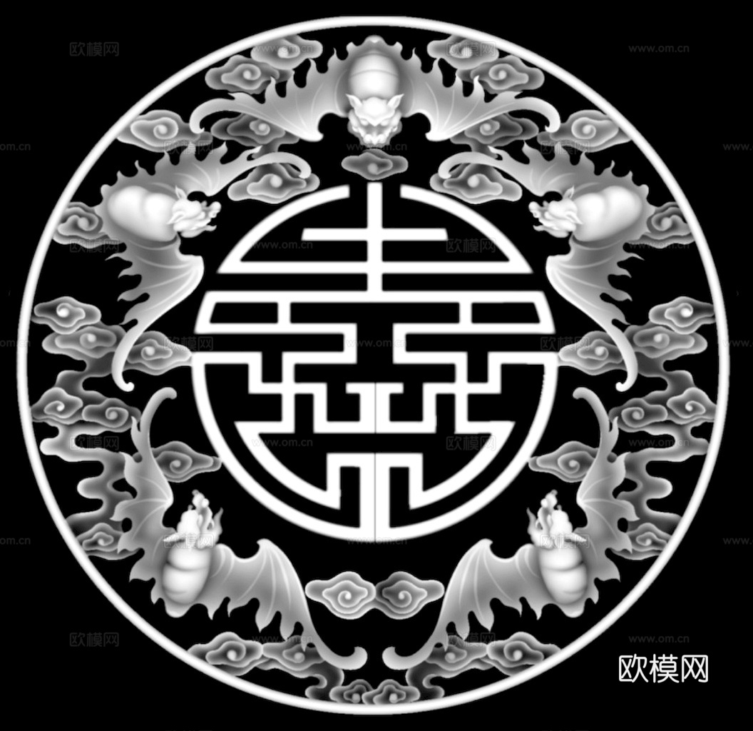 浮雕 金属浮雕 铜雕 木质雕花 十二生肖 黑白凹凸浮雕灰度图下载