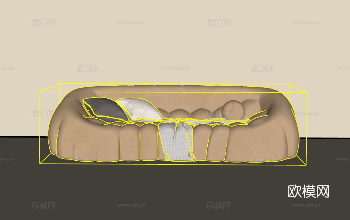 双人沙发su模型
