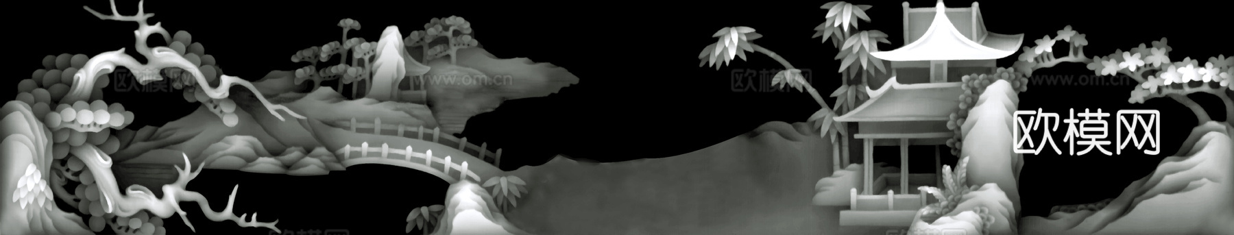 浮雕 金属浮雕 铜雕 木质雕花 十二生肖 黑白凹凸浮雕灰度图