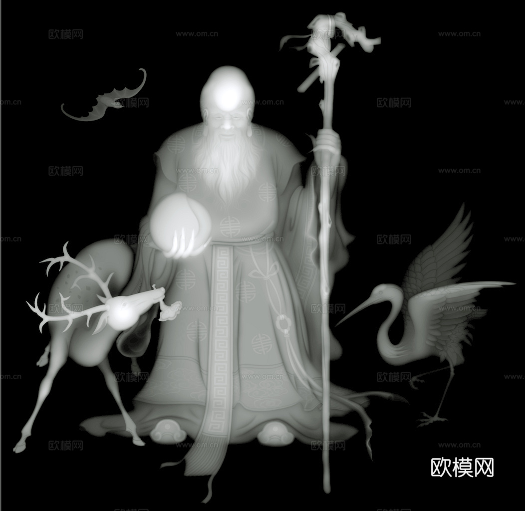 浮雕 金属浮雕 铜雕 木质雕花 十二生肖 黑白凹凸浮雕灰度图