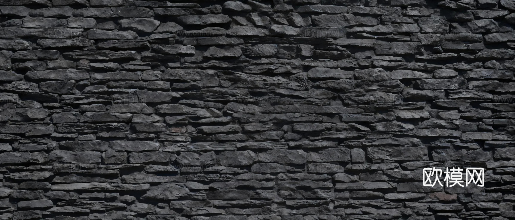 诧寂 禅意 深灰色毛石 文化石 灰色石墙 网红款 外墙石墙