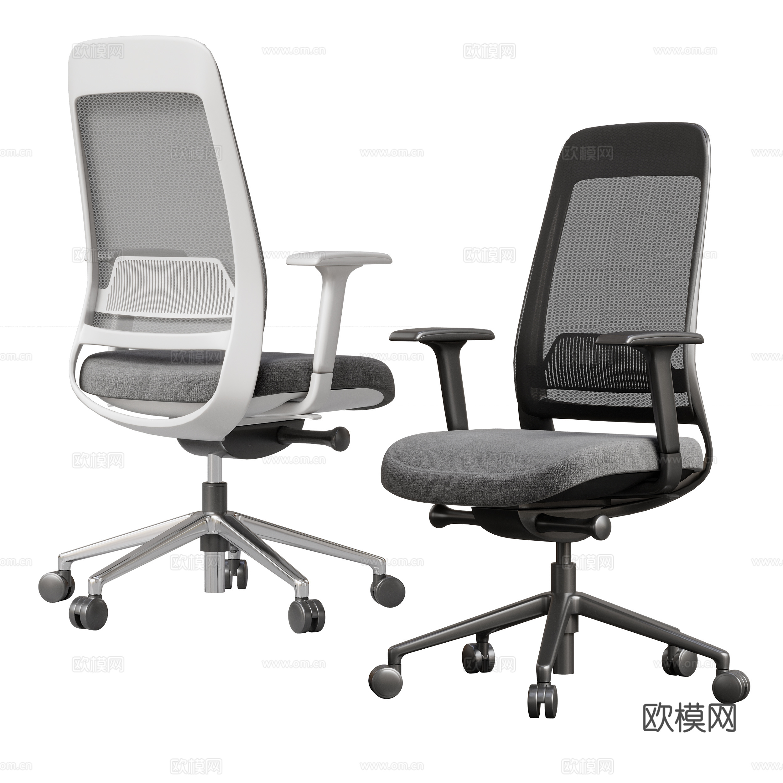 goodtone 谷腾 现代办公椅组合 FILO人体工学椅su模型