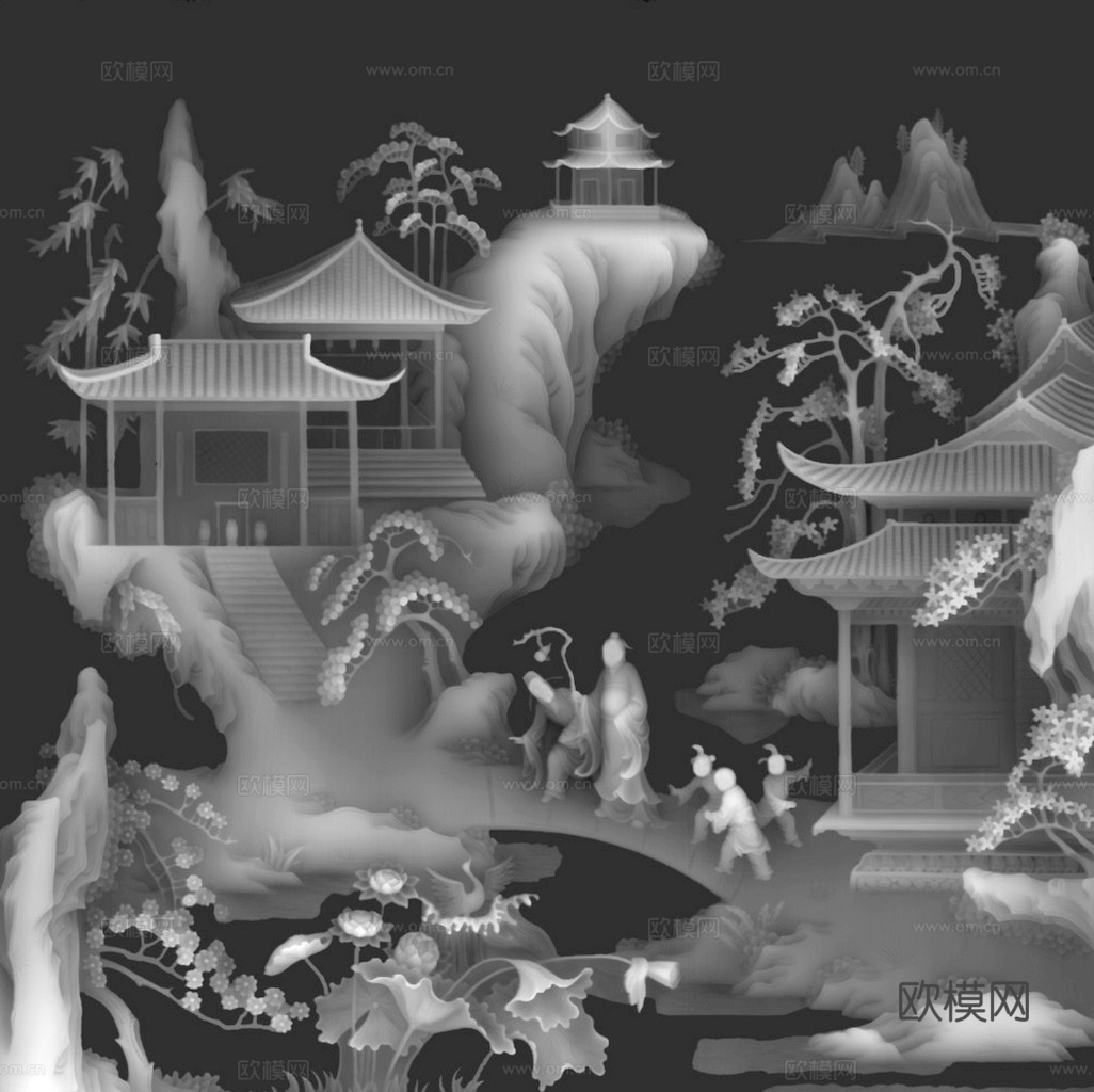 浮雕 金属浮雕 铜雕 木质雕花 十二生肖 黑白凹凸浮雕灰度图下载