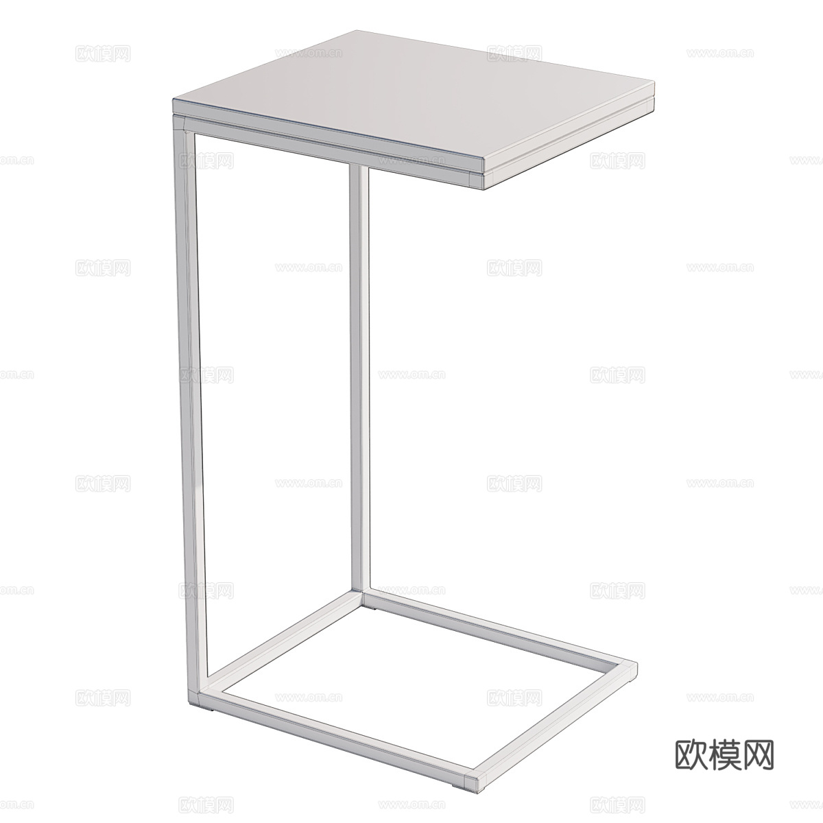 现代工业风边几3d模型下载（渲染图3）