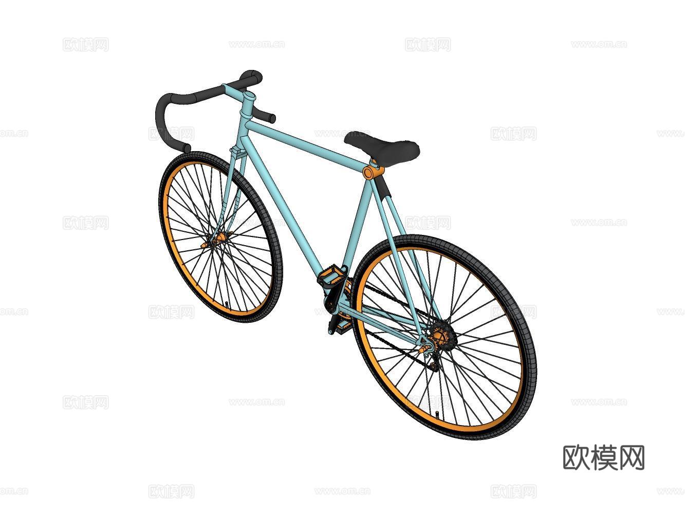 自行车su模型