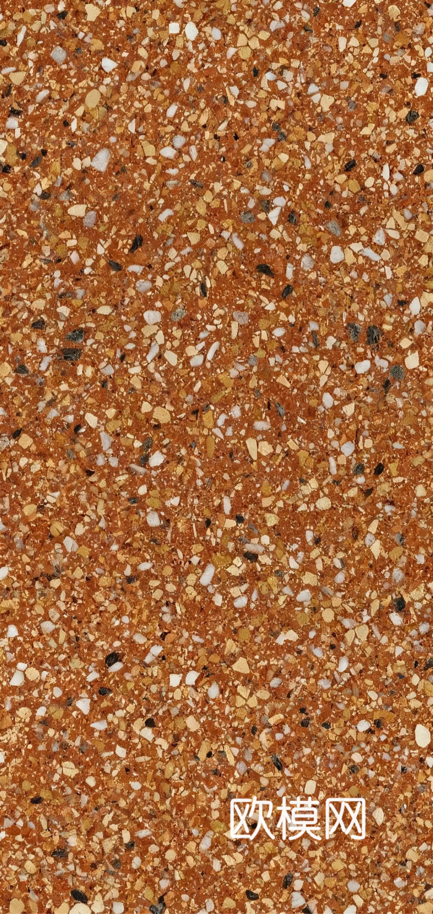 现代简约 橙色水磨石瓷砖岩板